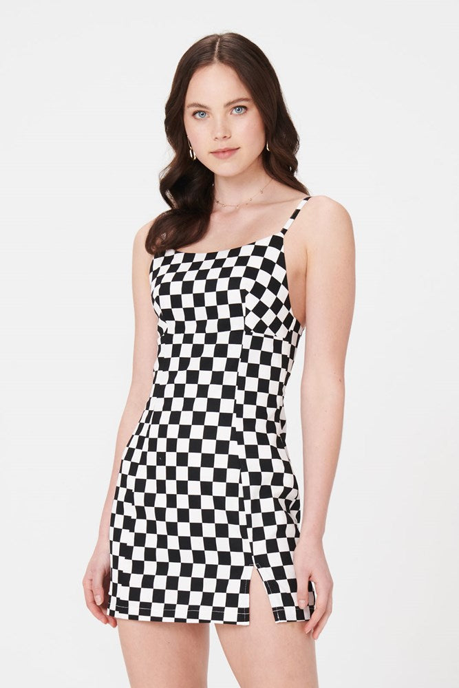 Ariel Check Mini Dress – ids